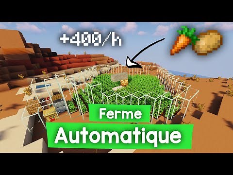 Comment faire une ferme à patate ou à carotte sur Minecraft ! [tuto 1.19+] -El Genius