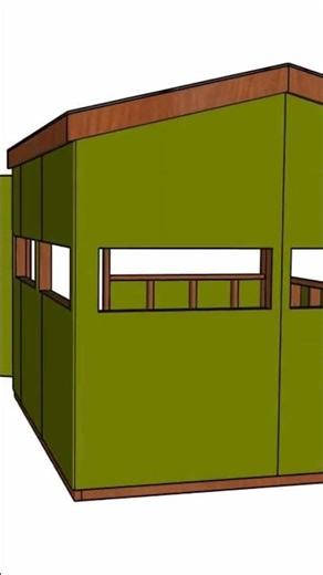 DIY 8x10 Hunting Blind Plans #deerblind #hunting #deerstand