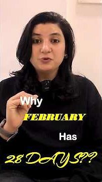 Why does February have 28 days??