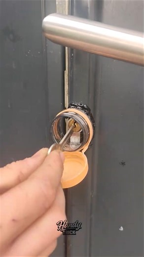 Why Your Door Lock Keeps Rusting. Try this trick!🔥 #diy