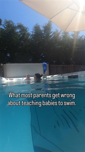 KC | Online Swim Instructor | They rush straight to: • kicking • paddling • “swimming across the pool” But real water safety starts before any of that. Babies need to... | Instagram