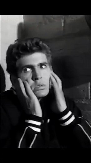 Werewolf transformation scene from the movie I was a Teenage Werewolf (1957) #classichorror #scifi