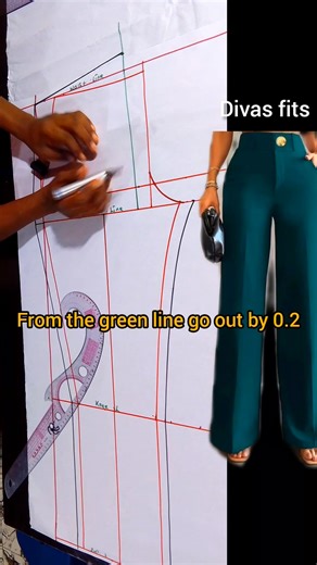 12K views · 311 reactions | Beginners friendly pants cutting tutorial video | Divas fits | Facebook