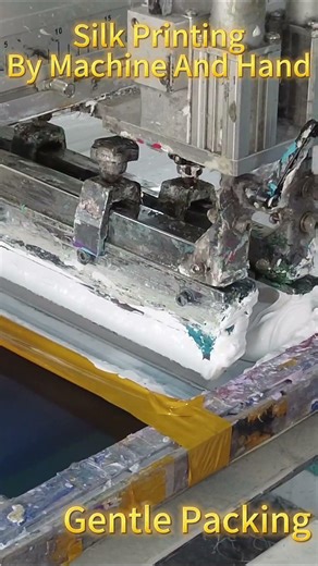 Machine & Hand Screen Printing #screenprinting #bagprinting #gentlepacking