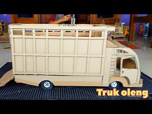 Bikin bak truk oleng dari kardus mudah cepat dan keren