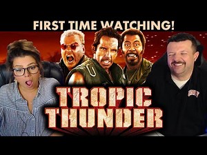 We Haven't Laughed This Hard In A While! TROPIC THUNDER (2008) *First Time Watching*