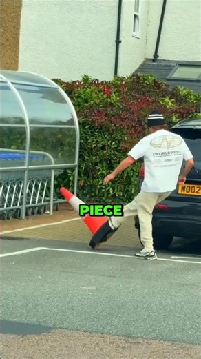 The Haunted Traffic Cone Prank! 😤🚧