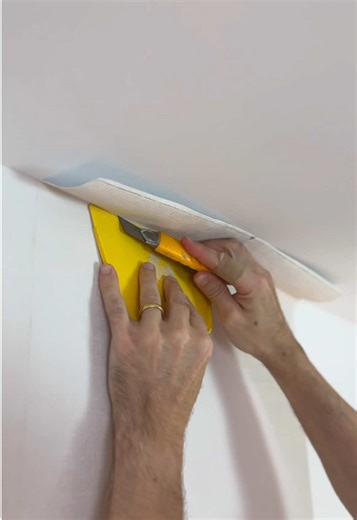 Transforming Trim-less Pocket Door with Wallpaper