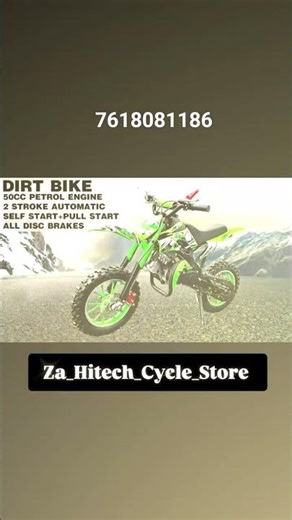 49 cc Mini Dirt Bike - Small Size, Big Attitude 😎 #shorts #explore #shortfeed