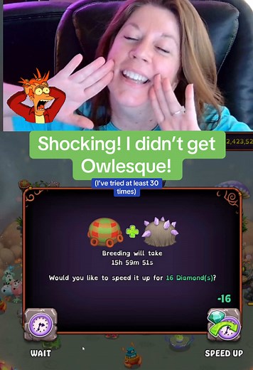 Struggling to Get Owlesque in My Singing Monsters