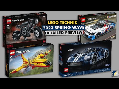 LEGO Technic 2023 Spring wave detailed preview