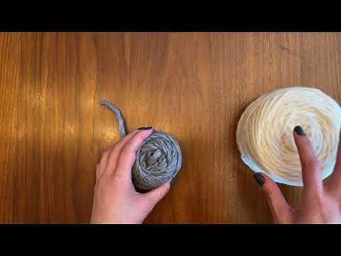How to use a yarn cake