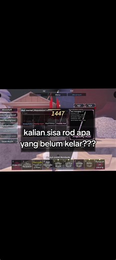 aku sisa rod dari sunken chest ama random rod wkkwkw #roblox #fisch #シ