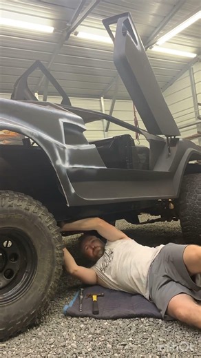 Fixing body mounts and checking the fit on the new exhaust.