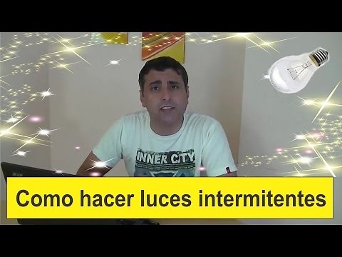 Luces intermitentes, Destellador casero de potencia // flasher home power