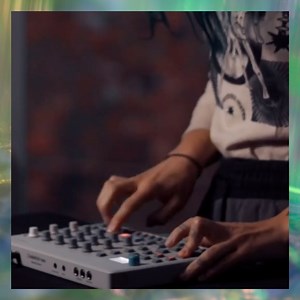 Lurching forward in the Elektron timeline sends us into the path of the Model:Cycles, wielded by the excellent Abigail Vettese. Tapping into its machines, she unfurls a fierce, resonant energy that swells, absorbs, and hypnotizes. Check out Abigail’s recent near-Model:Cycles-only release: bit.ly/3QOOnwG . . #elektron #modelcycles #synthesizer #synth #drummachine #electronicmusic | Elektron