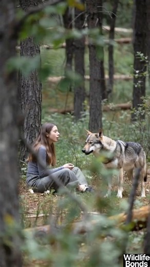 “She Spoke… The Wolf Listened 🐺😳”