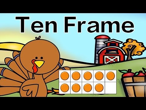 Thanksgiving: Ten Frame Subitizing: Math Brain Break