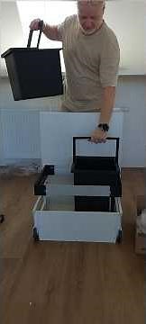 Built-in waste bin #home #assembly #montage #diy #woodworking #woodwork #homedecor #interior