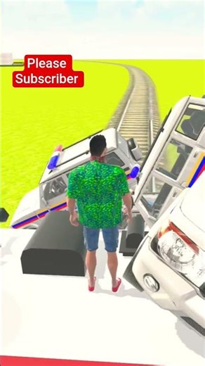 GTA 5 Train Destroyed All Cars! 💥🚗 #shorts #gta5