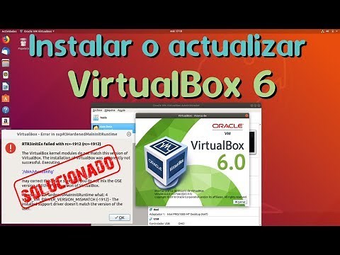 Instalación o actualización de VirtualBox 6 en Ubuntu y derivados