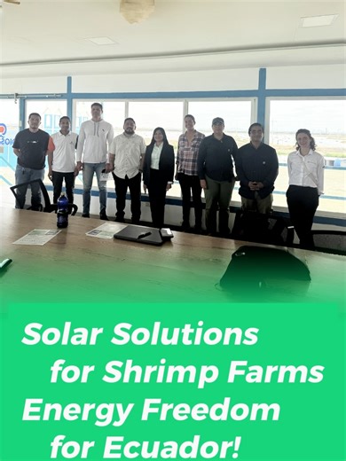 Power Cuts Won't Stop Shrimp Farms! 🦐⚡ We’re excited to share how Eco Green Energy is helping local aquaculture thrive with clean, independent solar solutions. By integrating our solar panels directly onto feeding machines and pairing them with smart energy storage systems, shrimp farms can now: ✅ Say goodbye to expensive and unreliable grid power ✅ Run feeding equipment smoothly with solar energy ✅ Cut down operational costs significantly ✅ Ensure uninterrupted production day and night Sunligh