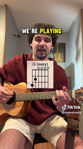 How to play dreams by Fleetwood Mac with chords and chord progression! #guitarlesson #guitartok #guitartutorial #guitarteacher #dreams