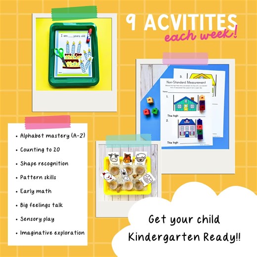 Fall Preschool Curriculum: Alphabet, Numbers, Shapes - Printable Educational Activities - Etsy