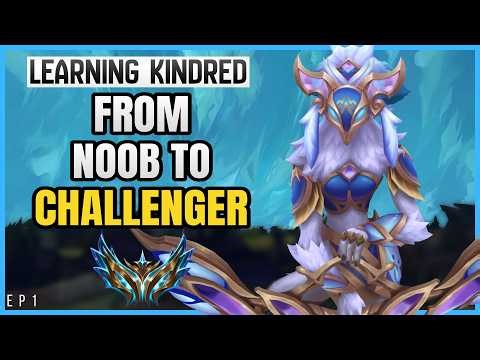 Learning Kindred Jungle from Scratch | Road to Challenger | EP 1