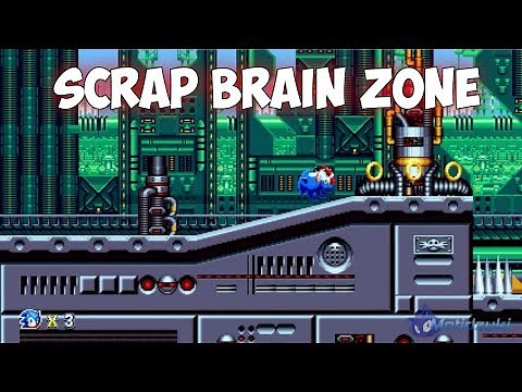 Sonic Mania - Scrap Brain (styled Metallic Madness) | Walkthrough ⮚ Sonic Mania Mods