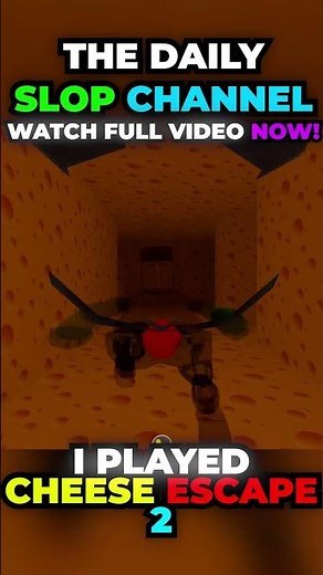 DAWG I Got Chased by a GIANT Rat in Cheese Escape 2! #roblox #shorts #cheeseescape