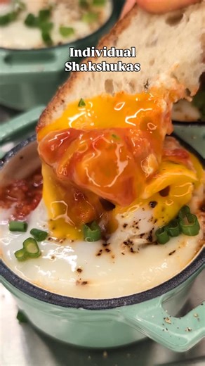 Suvie Kitchen Robot on Instagram: "✨ Individual Shakshukas in Suvie ✨ Perfect for breakfast, brunch, or a cozy solo meal. Rich tomatoes, warm spices, and perfectly baked eggs — all done effortlessly in your Suvie. 🍳🔥 Want more delicious recipes like this? Sign up for our FREE weekly recipe newsletter — link in bio! 💛 Ingredients (4 servings): • ½ yellow onion, finely chopped • ½ orange bell pepper, finely chopped • 2 cloves garlic, finely chopped • 1 tsp paprika • 1 tsp cumin • ½ tsp salt • ½