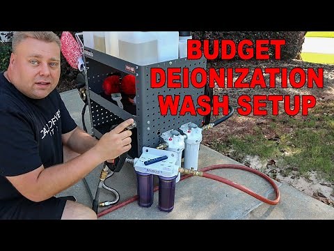 BUDGET DEIONIZATION FOR MY WASH SETUP | SPOTLESS RINSE