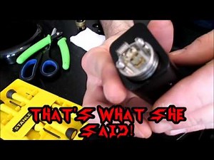 Beginner simple and effective RDA build & "scottish wicking"!
