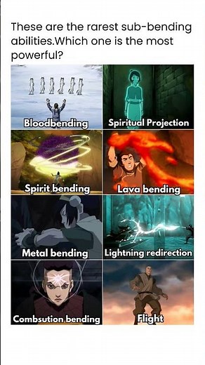 Which rare sub-bending ability is the most powerful? #avatarthelastairbender #avatar #atla #lok