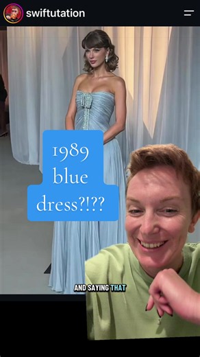 Taylor Swift showed up to the academy museum gala looking STUNNING in a 1989 blue dress with a BOW… oh this is an 🥚!! #taylorswift #1989 #swifttok #blankspace #swifties