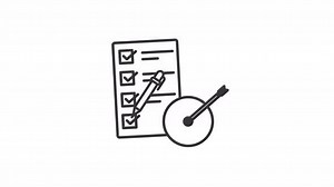 target goal list icon animation