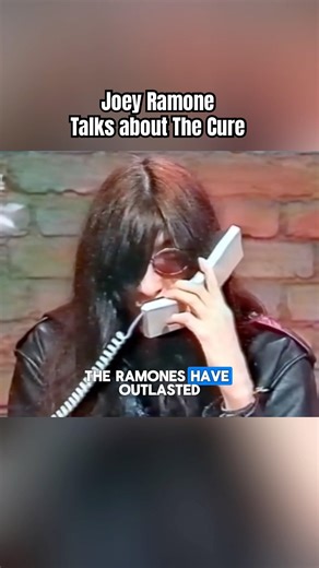 Joey Ramone talks about The Cure #TheRamones #PunkRock