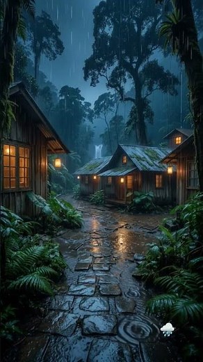Thunderstorm Sounds for Sleeping ⛈️ Heavy Rain for Deep Sleep 😴 #Shorts