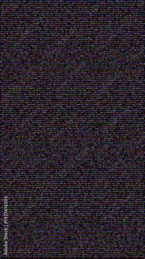 Television static noise with no signal, flickering on a black screen creating a digital glitch effect