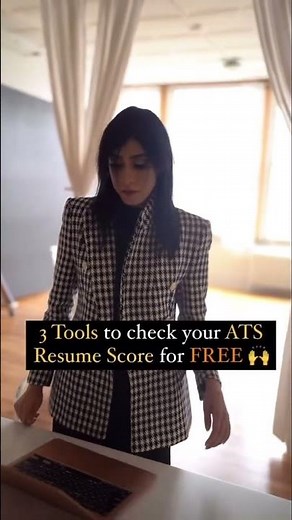 3 tools to check your ATS resume score for free!