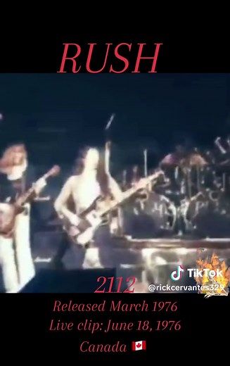 Rush 2112: Live Performance Highlights from 1976