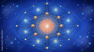 Picture a galaxy of bright stars with each star representing a node within the AGIs neural network. As it processes information these stars