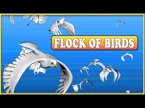 Maya Tutorial: Flock of Birds using Particle Dynamics