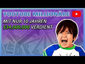Wieviel verdienen Youtuber wirklich? Hier die Top 10 der reichsten Youtber der Welt!