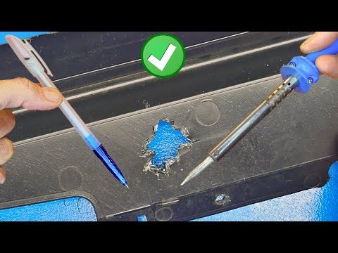 Car Plastic Repair by Yourself at Home ! Don´t need to go to the Mechanic !!