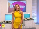 Amanda Holden takes a tumble in short dress live on Lorraine