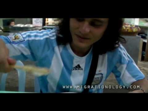 How to Eat Sago palm starch (Ambuyat and Cacah) in Brunei Darussalam