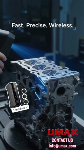 🚀 EINSTAR Rockit — Fast. Precise. Wireless. | Portable 3D Scanning #automobile #umax #3dscanning