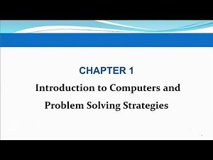 Powerpoint Presentation on Introduction to Computers and Problem Solving Strategies